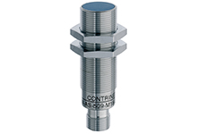 Contrinex Inductive Sensor, M18 Housing, 0 - 10mm Operating Distance, Quasi-embeddable, Analog, 0 - 5V Output, 4-pin M12 Connector, 63.5mm Housing Length