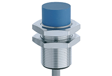 Contrinex Inductive Sensor, M18 Housing, 0 - 20mm Operating Distance, Non-embeddable, Analog, 0 - 10V Output, 2m 4-wire PUR Cable, 36mm Housing Length