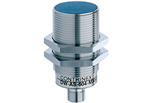 Contrinex Inductive Sensor, M30 Housing, 10mm Operating Distance, Embeddable, PNP, NC, 4-pin M12 Connector, 63.5mm Housing Length