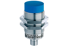 Contrinex Inductive Sensor, M30 Housing, 15mm Operating Distance, Non-embeddable, PNP, NO, 4-pin M12 Connector, 63.5mm Housing Length