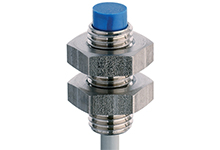 Contrinex Inductive Sensor, M8 Housing, 2.5mm Operating Distance, Non-embeddable, PNP, NO, 2m 3-wire PVC Cable, 22mm Housing Length