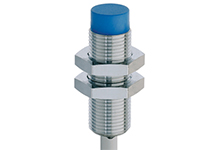 Contrinex Inductive Sensor, M12 Housing, 4mm Operating Distance, Non-embeddable, NPN, NC, 2m 3-wire PVC Cable, 35mm Housing Length