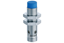 Contrinex Inductive Sensor, M12 Housing, 4mm Operating Distance, Non-embeddable, NPN, NO, 4-pin M12 Connector, 45mm Housing Length