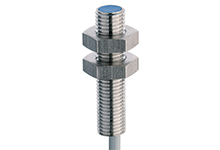 Contrinex Inductive Sensor, M8 Housing, 2mm Operating Distance, Embeddable, PNP, NO, 2m 3-wire PVC Cable, 35mm Housing Length