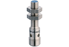 Contrinex Inductive Sensor, M8 Housing, 2mm Operating Distance, Embeddable, NPN, NC, 4-pin M12 Connector, 45mm Housing Length