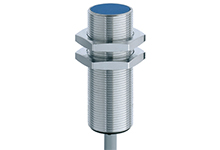 Contrinex Inductive Sensor, M18 Housing, 8mm Operating Distance, Embeddable, PNP, NC, 2m 3-wire PVC Cable, 50mm Housing Length