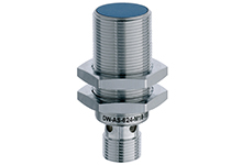 Contrinex Inductive Sensor, M18 Housing, 8mm Operating Distance, Embeddable, PNP, NC, 4-pin M12 Connector, 48.5mm Housing Length