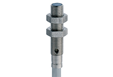 Contrinex Inductive Sensor, M5 Housing, 0.8mm Operating Distance, Embeddable, PNP, NO, 2m 3-wire PVC Cable, 25mm Housing Length