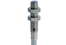 Contrinex Inductive Sensor, M5 Housing, 0.8mm Operating Distance, Embeddable, PNP, NC, 2m 3-wire PVC Cable, 25mm Housing Length