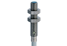 Contrinex Inductive Sensor, M4 Housing, 1mm Operating Distance, Embeddable, PNP, NO, 2m 3-wire PUR Cable, 22mm Housing Length