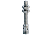 Contrinex Inductive Sensor, M8 Fully Stainless Steel, 6mm Operating Distance, Non-embeddable, PNP, NC, 4-pin M12 Connector, 66mm Housing Length