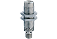 Contrinex Inductive Sensor, M18 Fully Stainless Steel, 20mm Operating Distance, Non-embeddable, PNP, NC, 2m 3-wire PUR Cable, 50mm Housing Length