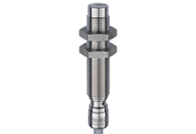 Contrinex Inductive Sensor, M12 Fully Stainless Steel, 10mm Operating Distance, Non-embeddable, PNP, NO, 2m 3-wire TPE Cable, 69.2mm Housing Length