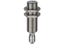 Contrinex Inductive Sensor, M18 Fully Stainless Steel, 20mm Operating Distance, Non-embeddable, PNP, NC, 2m 3-wire TPE Cable, 70.2mm Housing Length