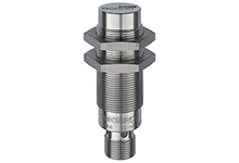 Contrinex Inductive Sensor, M18 Fully Stainless Steel, 20mm Operating Distance, Non-embeddable, NPN, NO, 4-pin M12 Connector, 63.5mm Housing Length