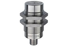 Contrinex Inductive Sensor, M30 Fully Stainless Steel, 40mm Operating Distance, Non-embeddable, PNP, NC, 4-pin M12 Connector, 73.5mm Housing Length