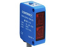 Contrinex Photoelectric Sensor, C23 (20 x 30mm) Housing, Transparent Reflex, 10 - 5000mm Operating Distance, PNP, Changeover/IOL, Teach Sensitivity Adjustment, 4-pin M8 Connector