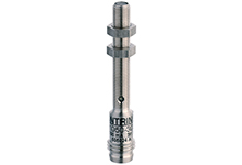 Contrinex Photoelectric Sensor, M5 Housing, Diffuse, 50mm Operating Distance, NPN, Light-ON, 3-pin M8 Connector, 45mm Housing Length