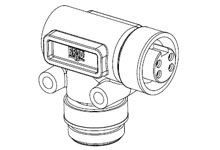 Mini-Change 4 Pole 90° Adapter, Female to Male