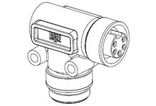 Mini-Change 5 Pole 90° Adapter, Female to Male