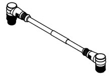 Micro-Change (M12) Double-Ended Cordset, 5 Poles, Male (90°) to Female (90°), DeviceNet Thin High Flex Stranded Cable, 1.0m (3.28') Length