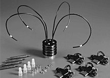 Aero-Motive Slip Ring Component Kit, 30A, 12 AWG, 10 Conductors, Bore Size 22.23mm (.875") Diameter