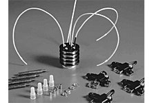 Aero-Motive Silver Slip Ring Component Kit, 5A, 16 AWG, 8 Conductors, Bore Size 38.10mm (1.500") Diameter