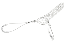 Standard Duty Support Grip, Double Eye, Closed Mesh, Double Weave, Cable  Diameter 15.88-19.05mm (.625-.750"), Approximate Break Strength 521.63kg (1150 lbs), Stainless Steel