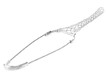 Support Grips for Fiber Optics, Closed Mesh, Single Eye, Bale Length 5",  Cable Diameter 9.40-12.19mm (.370-.480"), Approximate Break Strength 136.08kg (300 lbs)