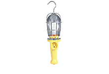 Super-Safeway Hand Lamp with 100W, Screw Release Guard, Zinc Plated