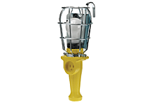 Super-Safeway Rubber Hand Lamp with 100W, Open End Guard, with Switch and Receptacle