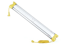 Super-Safeway Twin Tube 64W Fluorescent Work Light with 16/3 SJOW 7.62m (25.0') Cord Length