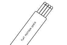 Flat PVC Festoon Cable #12/4 C