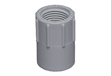 1/2" Straight Pipe to Threaded Pipe Adapter