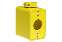 Super-Safeway Multiple Outlet Box, Standard Depth, 2-Sided, Cord Clamp, with Cover Plates for (2) Single 20/30A Locking Receptacles