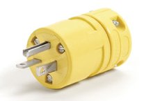 Super-Safeway Plug, 2 Pole/2 Wire, NEMA 5-20, 125V