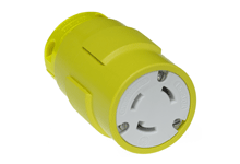 Super-Safeway Connector with Locking Blade, 2 Pole/3 Wire, NEMA L5-30, 125V