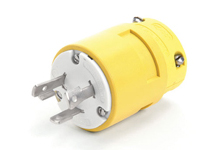Super-Safeway Plug with Locking Blade, 3 Pole/3 Wire, Non-NEMA, 250V