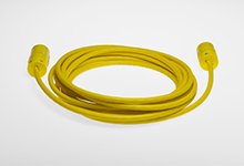 Super-Safeway Ground Fault Monitoring Cordset 16 Gauge SOOW, 2 Pole/3 Wire, Cordset Length 15.24m (50.0'), NEMA 5-15, 125V