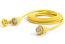 Watertite Cordset, 14 Gauge SOOW, 3 Pole/4 Wire, Cordset, Length 15.24m (50.0'), NEMA L14-20, 250V