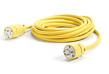 Super-Safeway Cordset, 12 Gauge SOOW, 2 Pole/3 Wire, Cordset, Length 7.62m (25.0'), NEMA L6-30, 250V