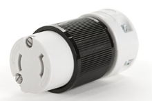 Safeway Connector with Locking Blade, 2 Pole/2 Wire, NEMA L1-15, 125V