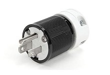 Safeway Plug, 2 Pole/3 Wire, NEMA 5-15, 125V, Blue