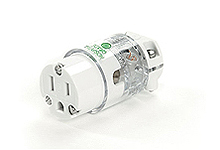 Safeway Connector, 2 Pole/3 Wire, NEMA 5-15, 125V, Lighted