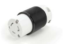 Safeway Connector with Locking Blade, 4 Pole/4 Wire, Non-NEMA, 208V, Cord Grip Body Size F4