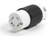 Safeway Connector with Locking Blade, 3 Pole/4 Wire, NEMA L17-30, 3ø 600V