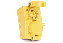 Watertite Extreme Duplex Receptacle with Flip Coverplate, 2 Pole/3 Wire,  NEMA 6-20, 250V