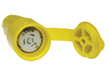 Watertite Extreme Connector with Locking Blade, 4 Pole/4 Wire, Non-NEMA,  208V, Cord Grip Body Size F4