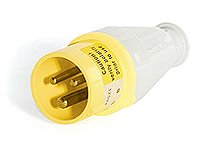 20 Amp Safeway Pin and Sleeve Plug, 2 Pole/3 Wire, 250V, Blue