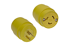 Super-Safeway Adapter NEMA L5-20 Receptacle - Female End 20A/125V, NEMANEMA 5-20 Plug - Male End, 20A/125V